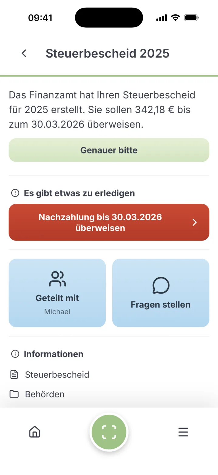 Erklärung eines Dokuments in einfacher Sprache